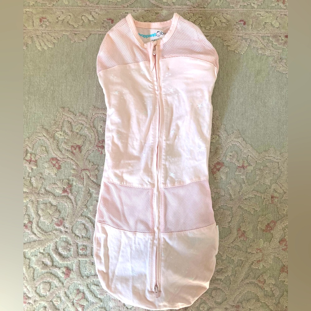Happiest Baby pink swaddle